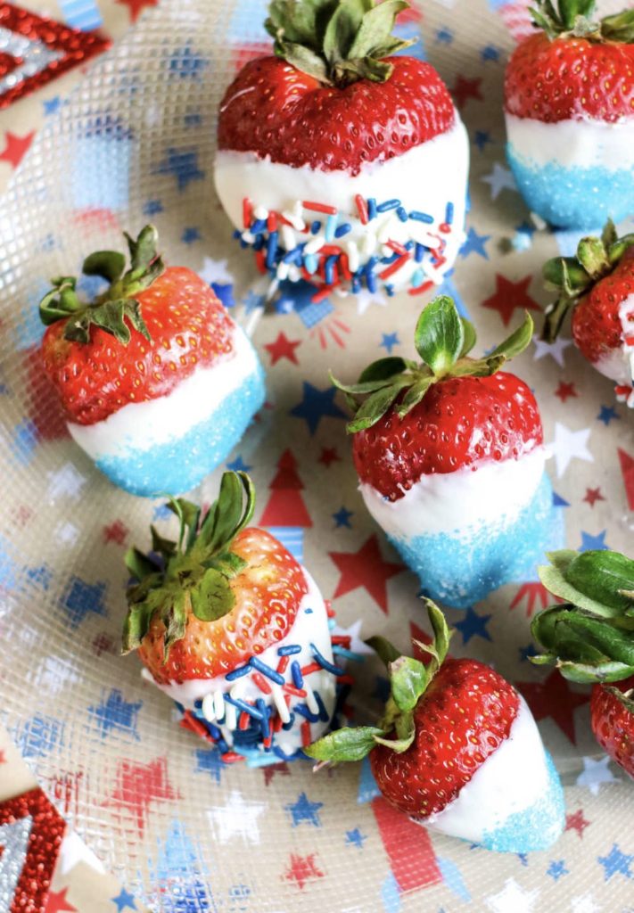 red, white and blue baking ideas
