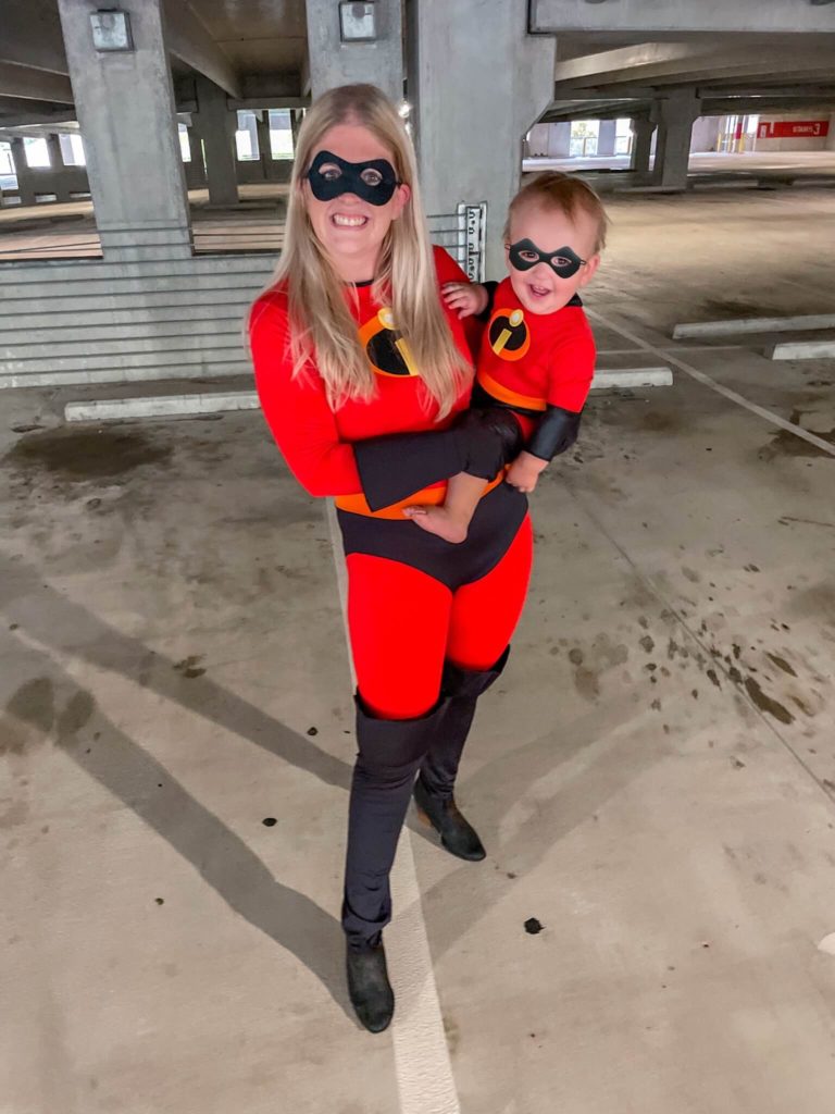 mom and son incredibles halloween costume