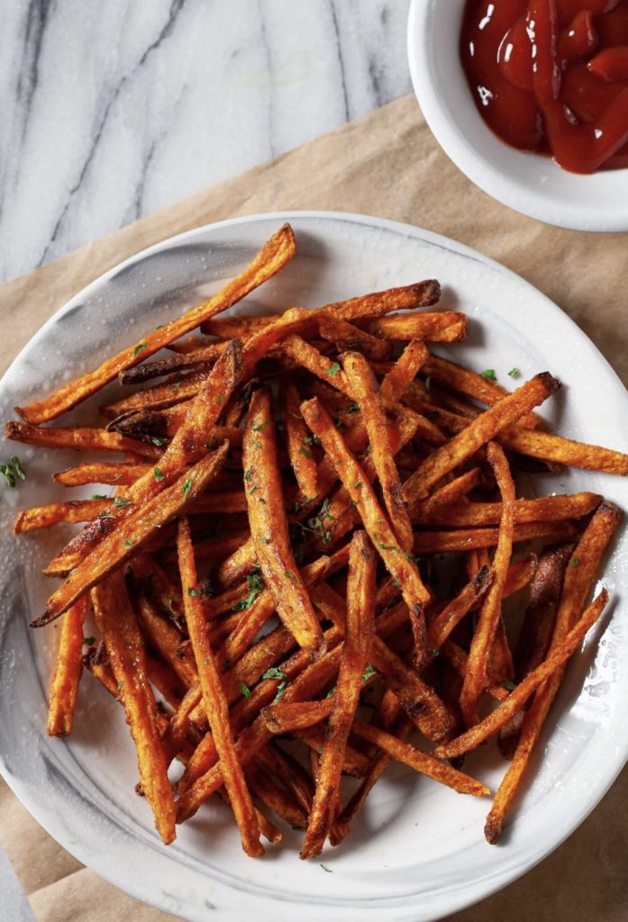 Sweet Potato Fries | Healthy Sides To Eat With Chicken Tenders