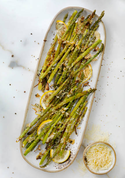 Roasted Asparagus With Lemon And Parmesan