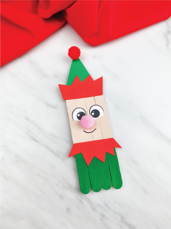 popsicle sick elf craft