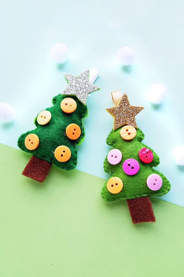 christmas tree craft ideas foam christmas tree with buttons