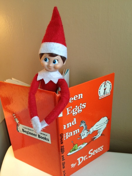 Elf Reading Corner | Lazy Elf on the Shelf Ideas