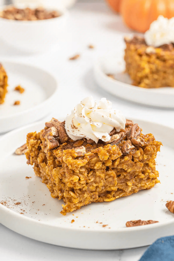 Pumpkin Spice Baked Oatmeal