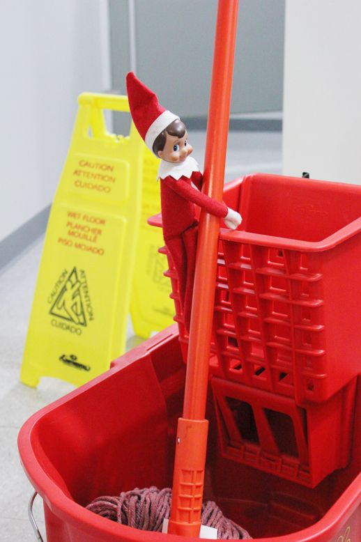 Elf Helping with Chores