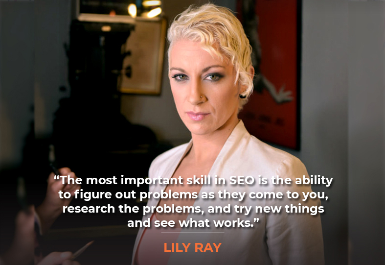 top seo experts, female seo experts, lily ray seo
