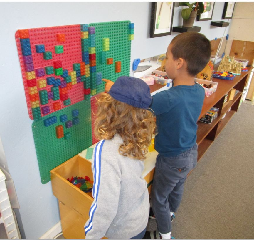 building block wall art for kids playroom ideas on a budget