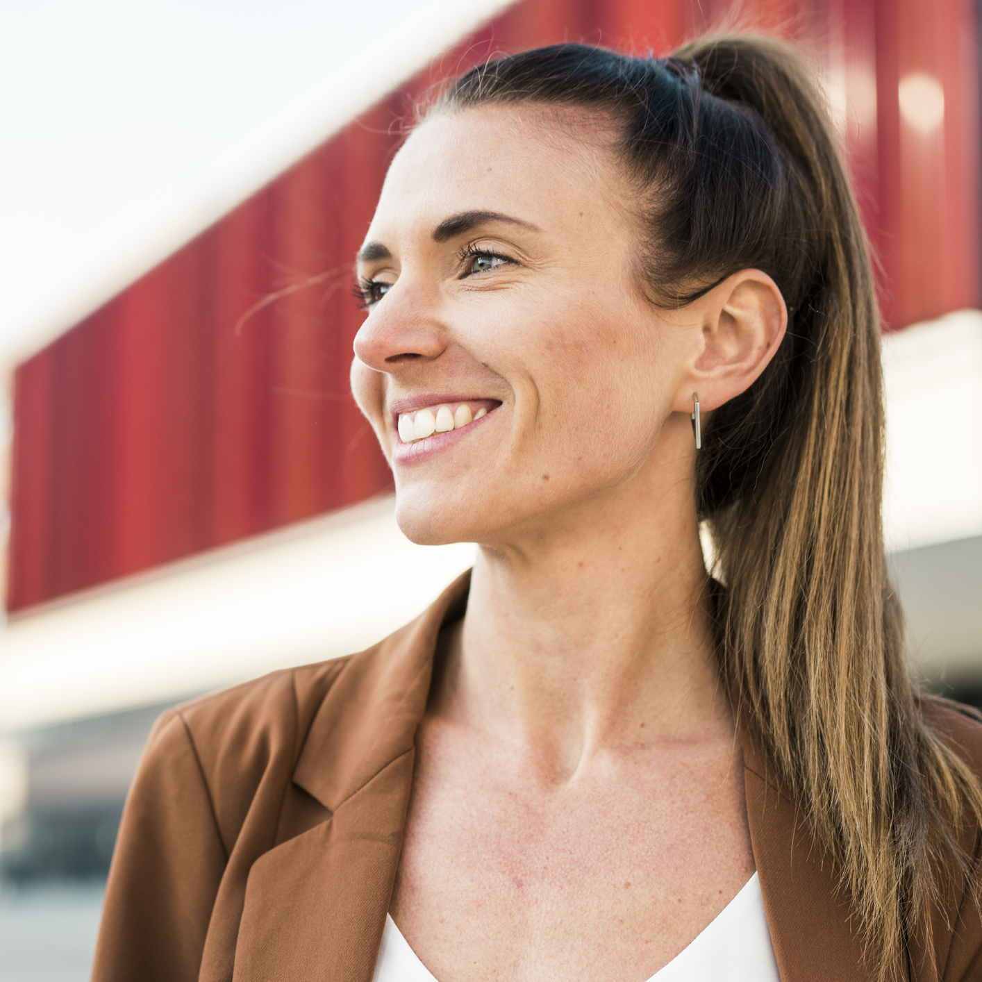 easy hair for moms, mom hair, high pony tail