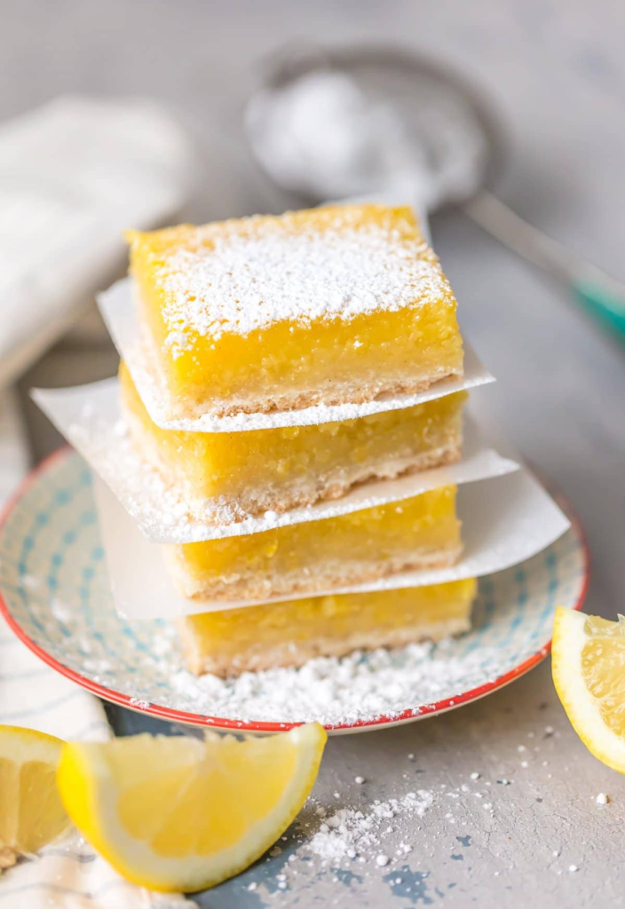 gluten free lemon bars recipe