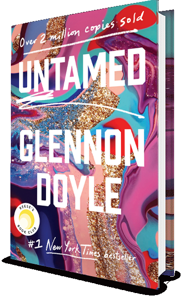photo of untamed by glennon doyle, cover of the book