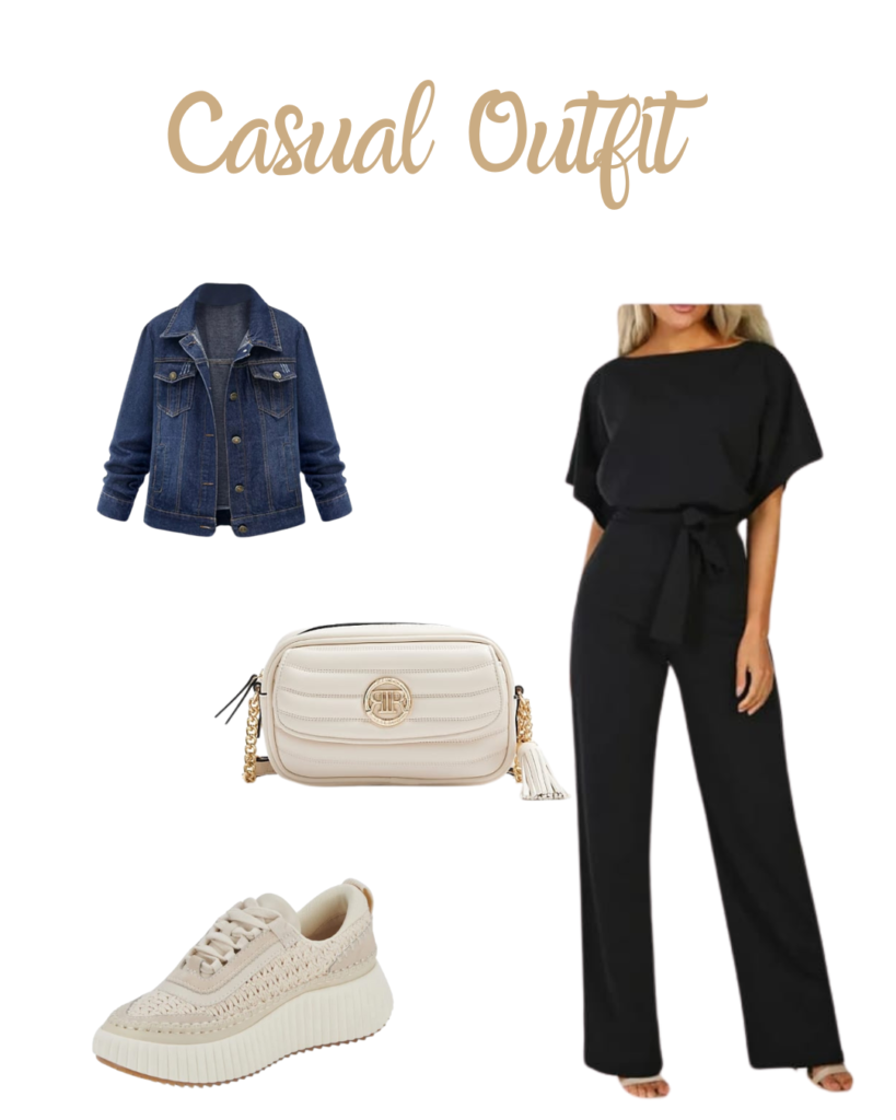 ltk post how to dress up a black jumpsuit, casual outfit ideasd