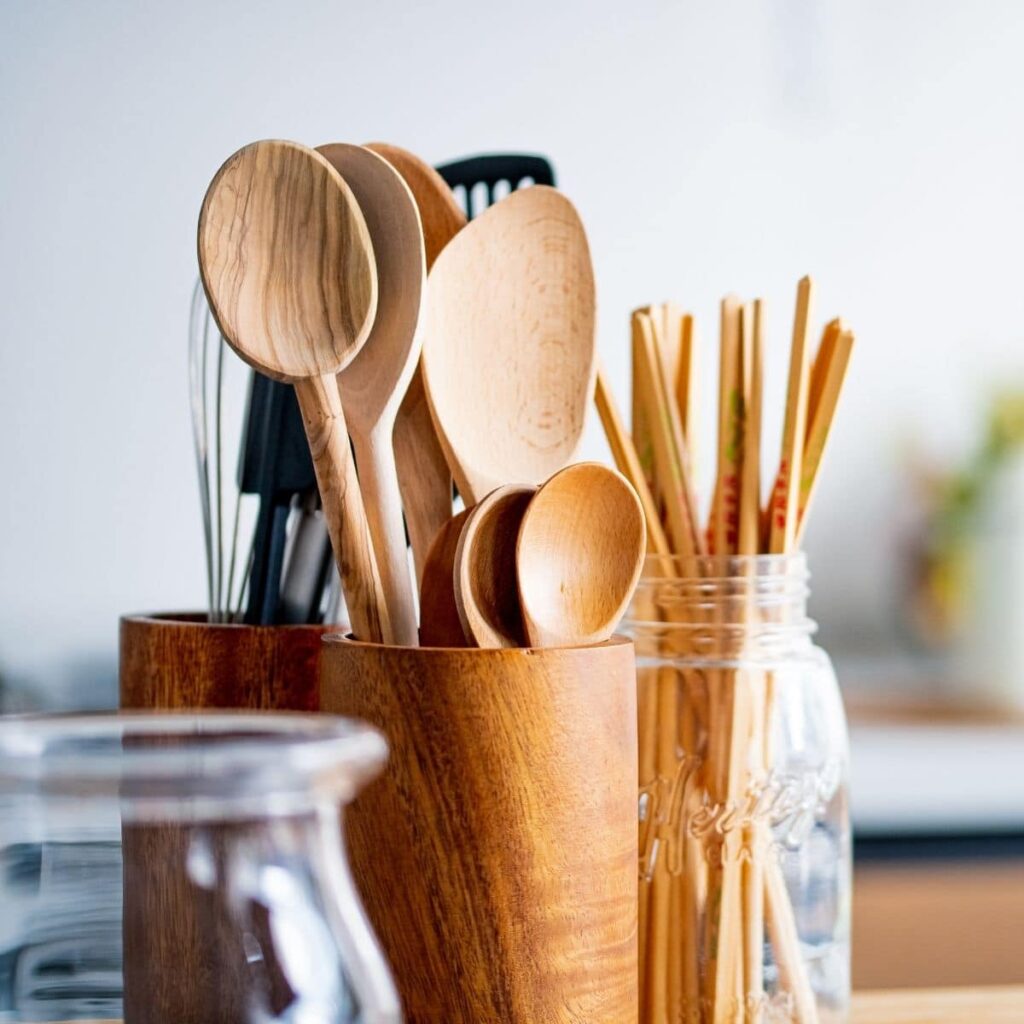 non toxic kitchen utensils, non toxic kitchen switches, how to make your kitchen non toxic