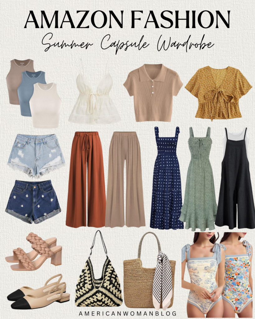 amazon summer capsule wardrobe