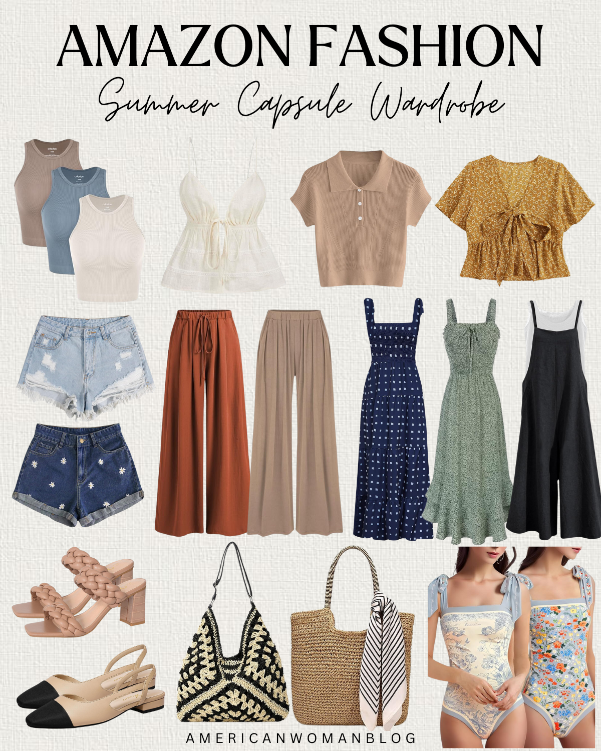 Your Ultimate Summer Capsule Wardrobe – 25 Products on Amazon