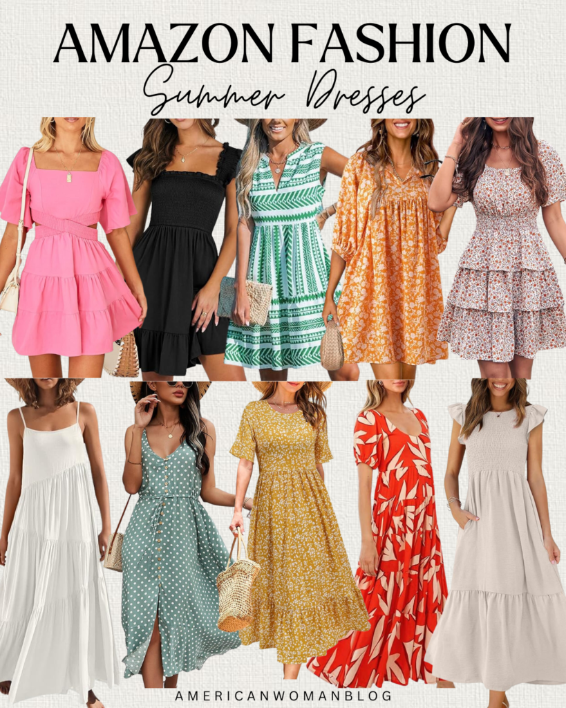 amazon summer dresses | Summer Capsule Wardrobe