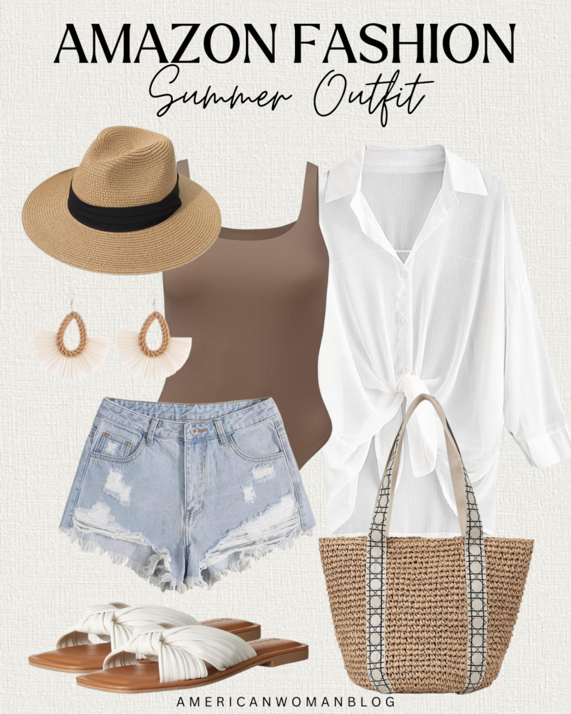 amazon summer outfit, amazon capsule wardrobe ltk