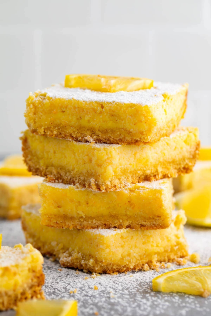 keto low carb lemon bars