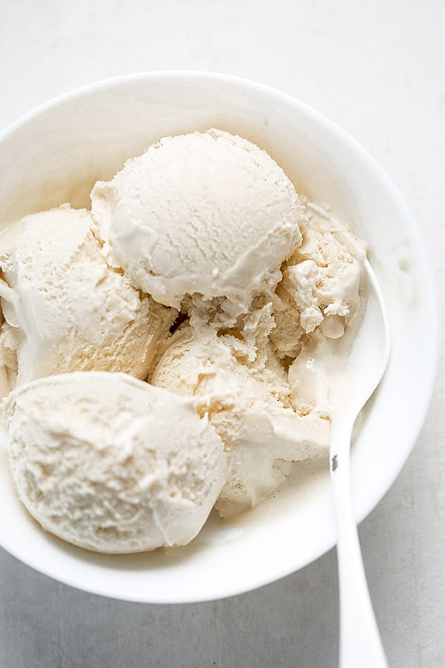 low carb summer dessert vanilla ice cream