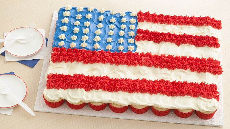 USA Flag Cake