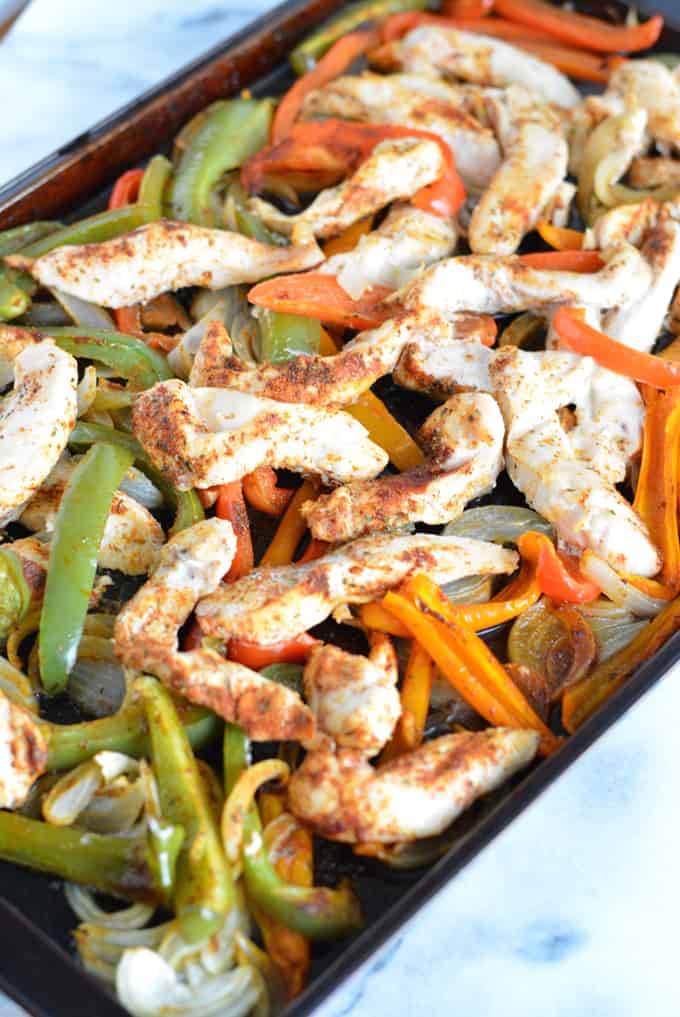 low sodium chicken fajitas