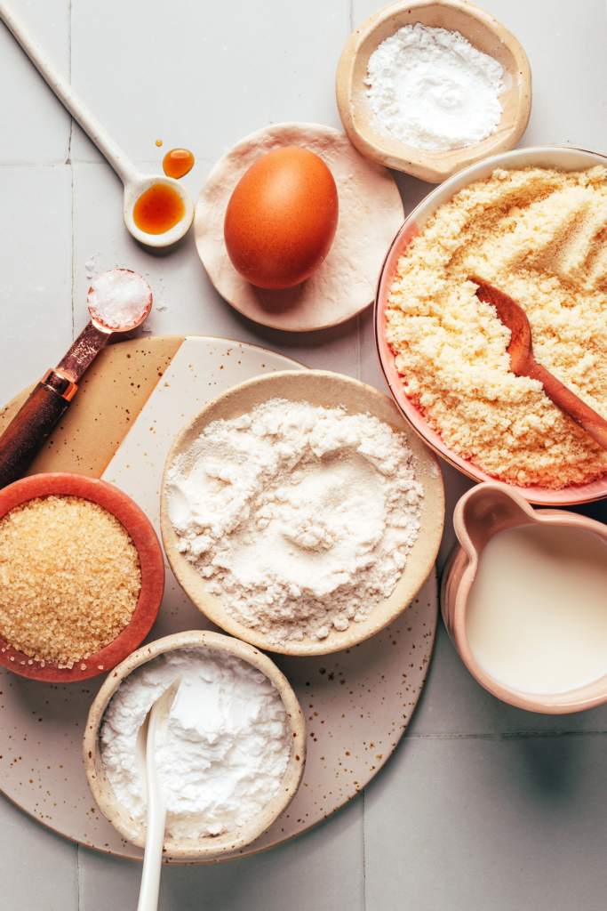 dry ingredients, birthday cake gluten free