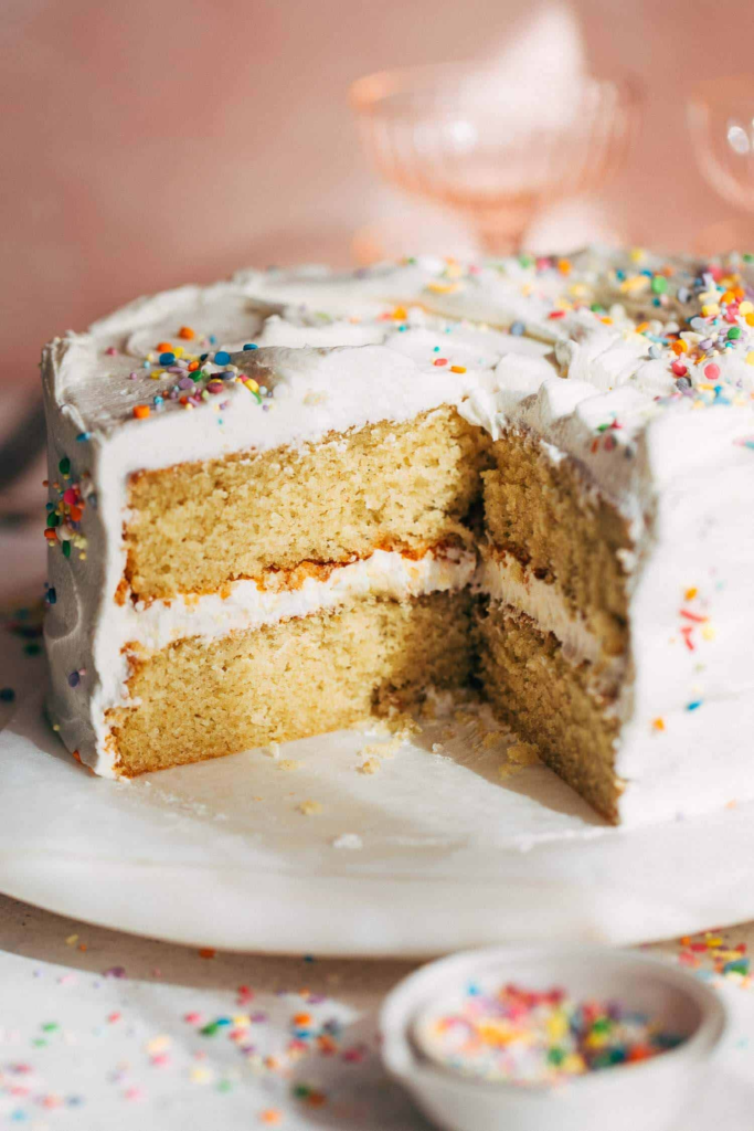 Easy, Delicious Gluten Free Birthday Cake Recipe