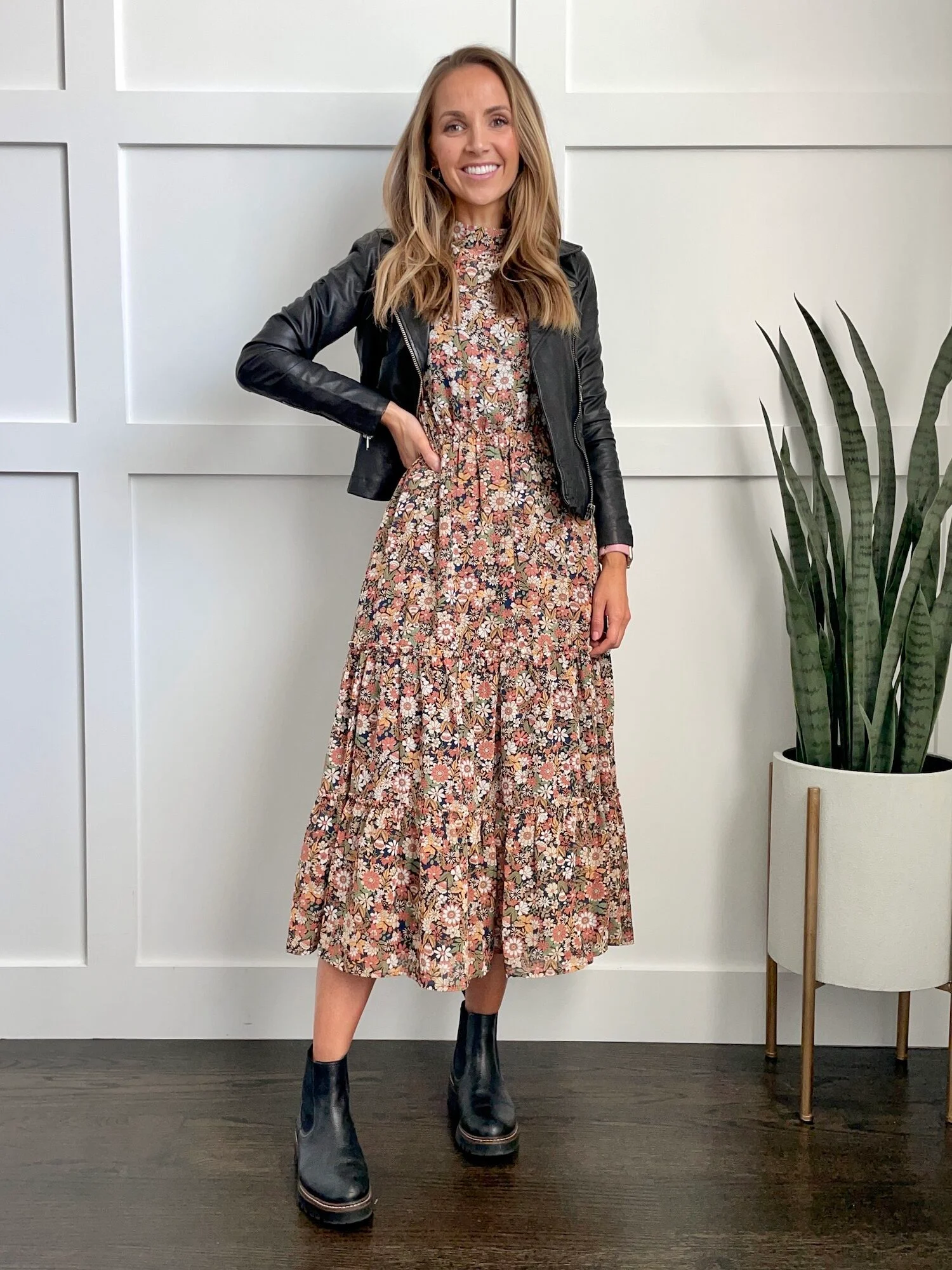 chelsea boots with midi dress how to style them